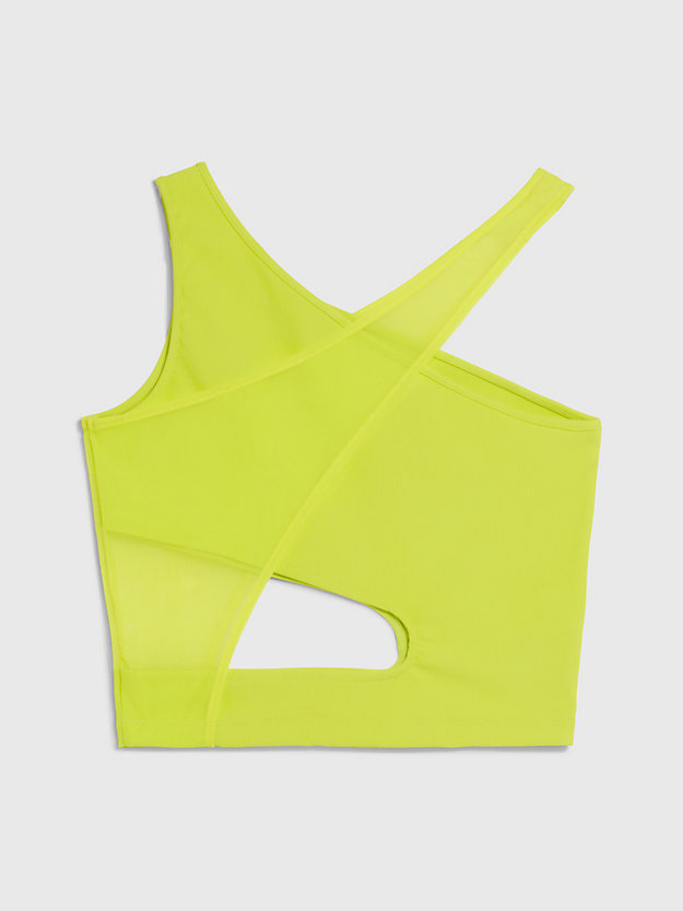 LEMON LIME Cut Out Layered Tank Top - Pride for women CALVIN KLEIN JEANS