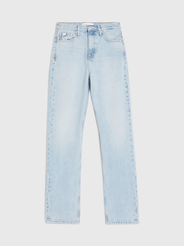 DENIM LIGHT High-Rise Straight Jeans für Damen CALVIN KLEIN JEANS