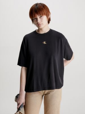 Oversized T-Shirt mit Logo hinten Calvin Klein® | J20J221733BEH