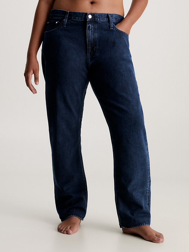 blue low rise straight jeans for women calvin klein jeans
