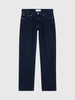 Calvin Klein Jeans LOW RISE STRAIGHT - Straight leg jeans - denim