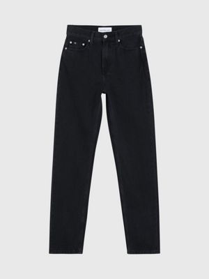 Calvin Klein Black Cotton Women's Jeans