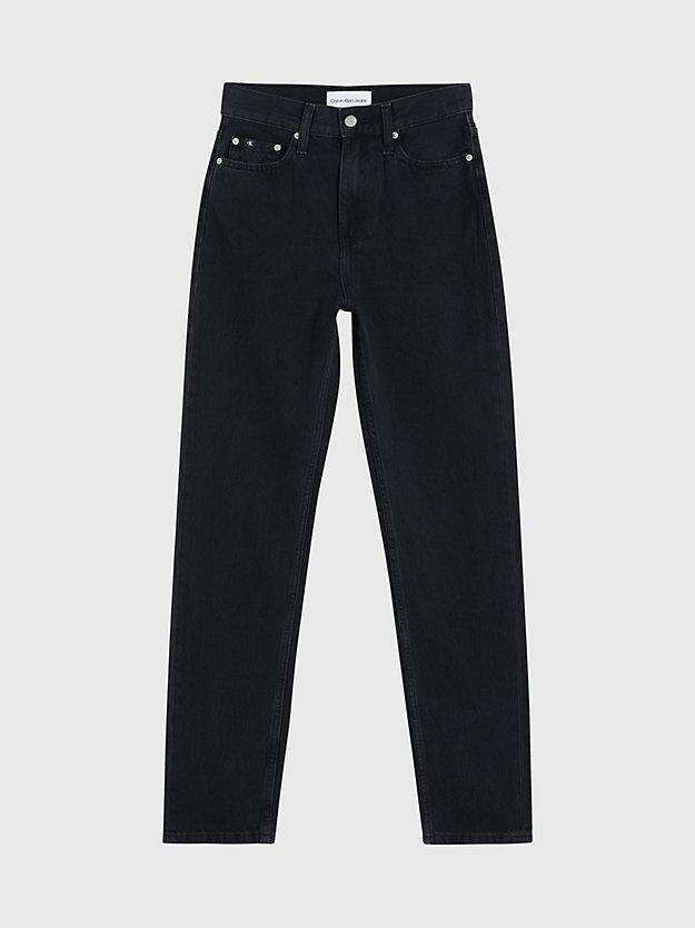 jean slim droit authentique denim black pour femmes calvin klein jeans