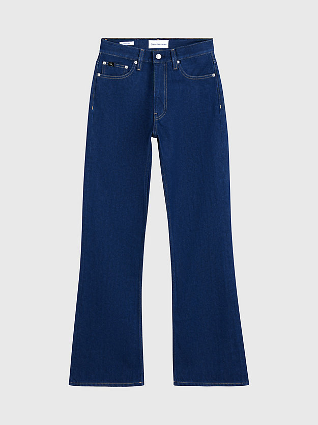 denim rinse authentieke bootcut jeans voor dames - calvin klein jeans
