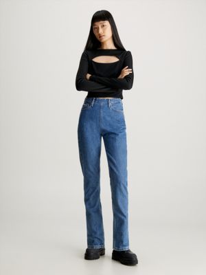 Calvin klein women's straight jeans new arrivals