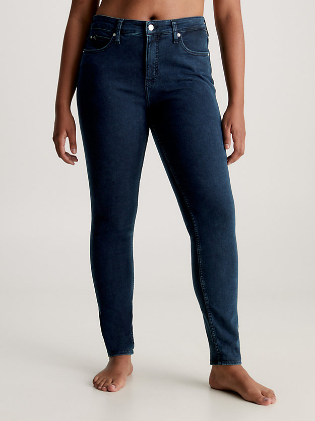 denim dark jeansy mid rise skinny dla kobiety - calvin klein jeans