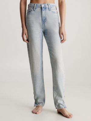 Hollister Co. Straight leg jeans - bright dark/dark-blue denim 