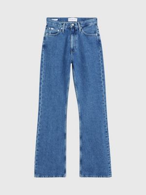 Calvin Klein Jeans AUTHENTIC FRONT SPLIT - Bootcut jeans - denim