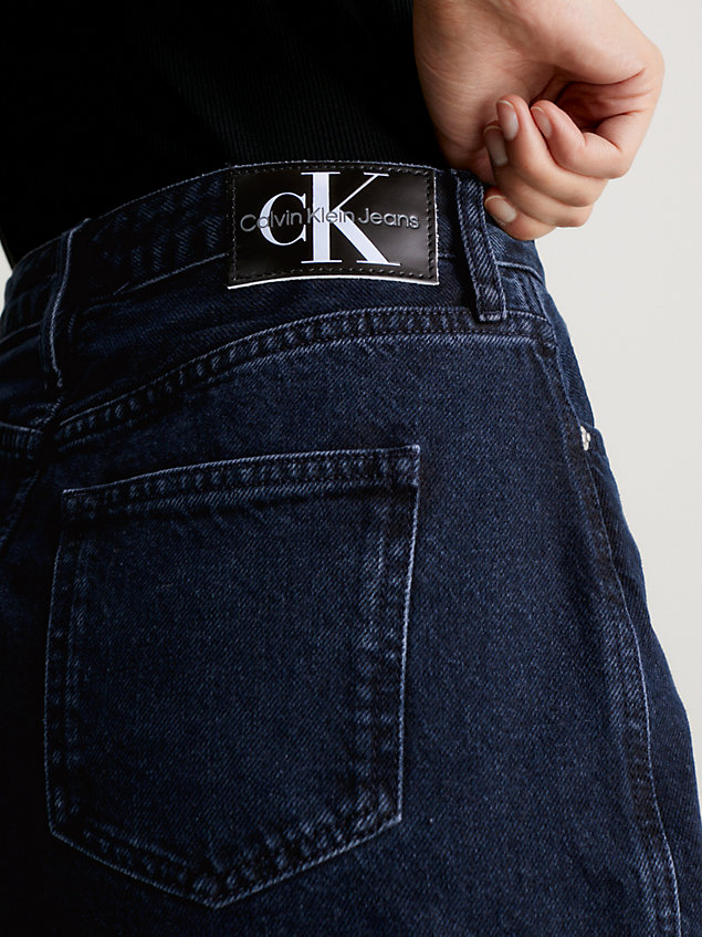 blue spódnica jeansowa maxi dla kobiety - calvin klein jeans