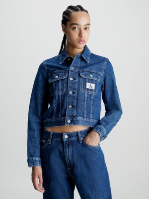 Cropped Denim Jacket Calvin Klein® | J20J2218161A4