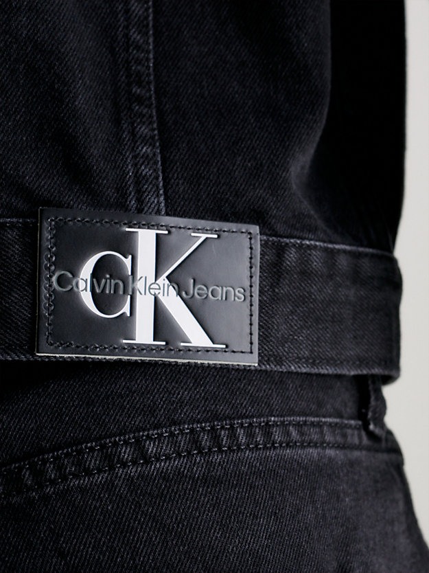 denim black kurtka jeansowa o skróconym fasonie dla kobiety - calvin klein jeans