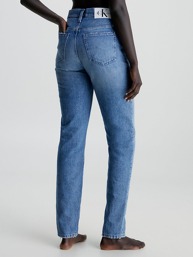 blue jeansy mom dla kobiety - calvin klein jeans