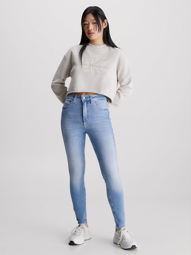 DENIM LIGHT High Rise Super Skinny Jeans tobilleros de mujer CALVIN KLEIN JEANS