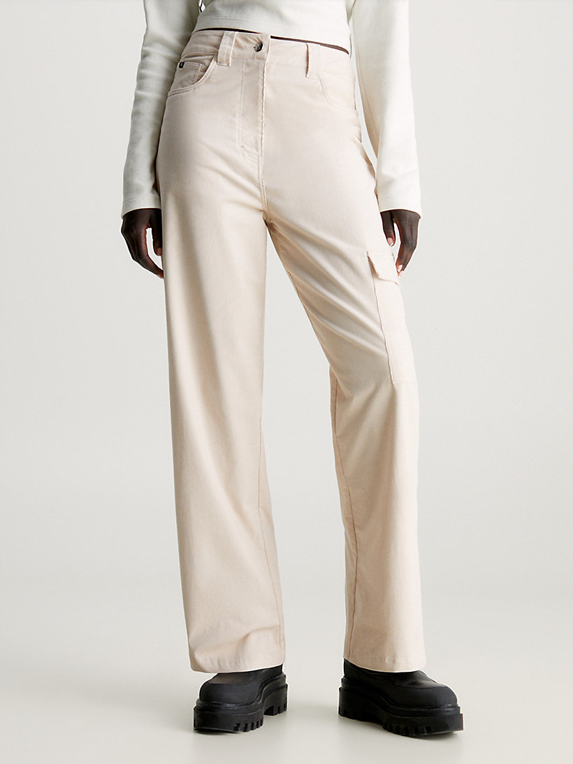 High Rise Corduroy Cargo Pants Calvin Klein® | J20J221861ABJ