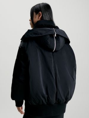 Oversized hooded outlet jacket