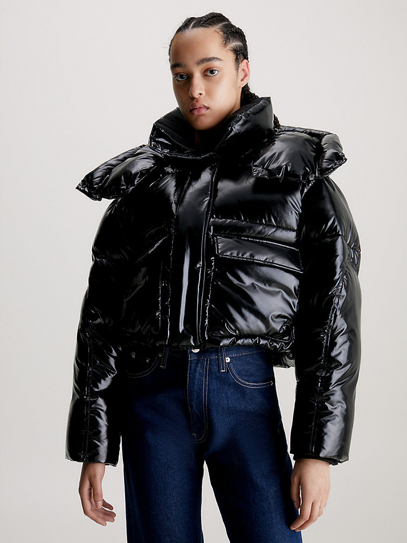 Cropped High Shine Puffer Jacket Calvin Klein® | J20J221884BEH