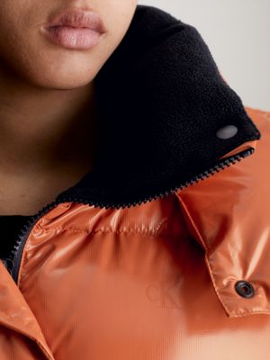 Flygo Damen Steppjacke Metallic Glänzend - Cropped Pufferjacke Für Herbst & Winter