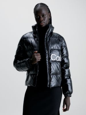 Glossy Puffer Jacket By CoveredFit – CoveredFit