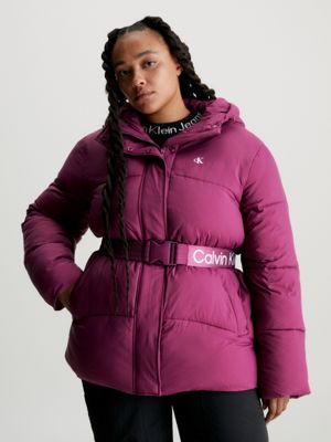 Calvin klein cheap purple puffer jacket