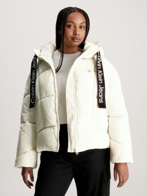 Women's calvin klein puffer on sale jacket