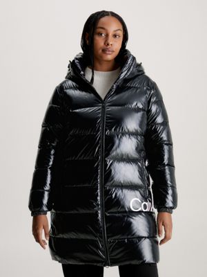 High Shine Fitted Puffer Coat Calvin Klein® | J20J221902BEH