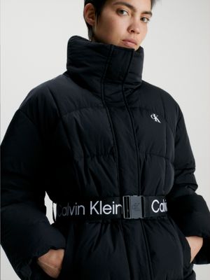 Calvin Klein Lightweight Jacket - Monogram Off Placed - CK Black