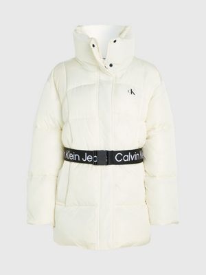 Relaxed Belted Puffer Coat Calvin Klein®