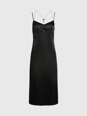 Satin Midi Slip Dress Calvin Klein® | J20J221906BEH