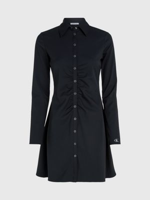 Fitted Long Sleeve J20J221913BEH | Calvin Klein® Shirt Dress
