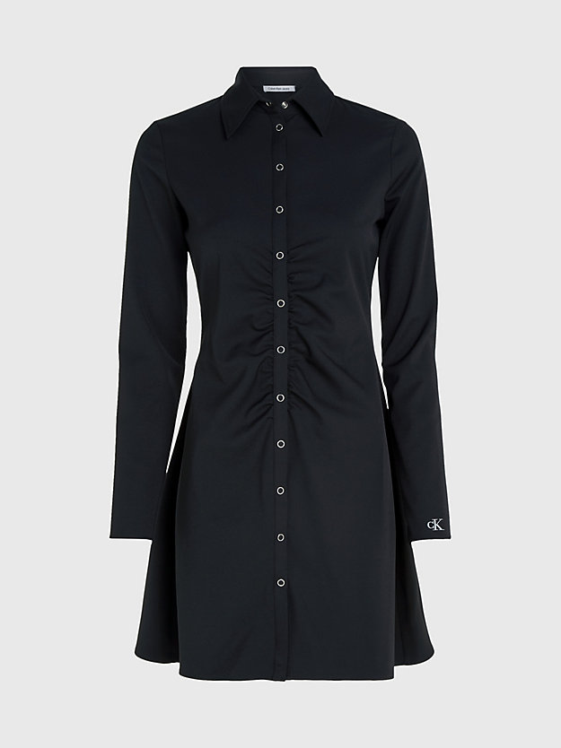 Fitted Long Sleeve Shirt Dress Calvin Klein® | J20J221913BEH