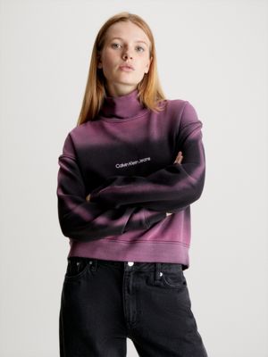 Calvin klein cheap purple sweatshirt