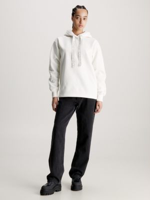 Oversized Logo Tape Hoodie Calvin Klein® | J20J221942YBI