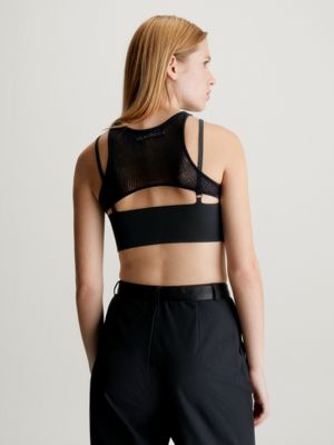 Calvin Klein Halter Neck Cropped Tank Top, $49, Calvin Klein