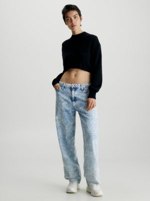 Calvin klein 2024 cropped jumper