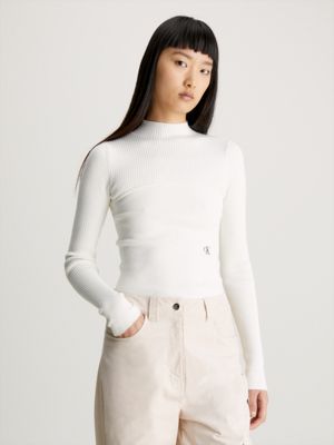 Calvin klein white hot sale jumper womens