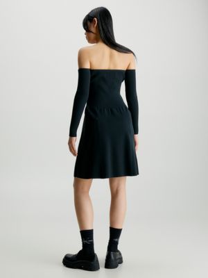 Calvin klein sweetheart off the shoulder dress on sale