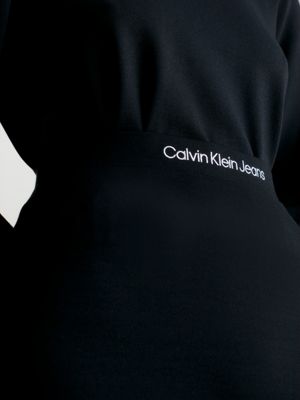 Rock mit Logo-Bund aus Calvin Milano-Jersey Klein® | J20J222004BEH