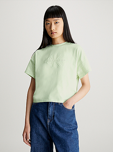 Embossed Monogram T-shirt Calvin Klein® | J20J222040BEH