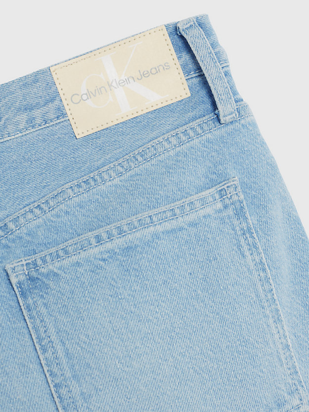 denim light denim bermuda korte broek voor dames - calvin klein jeans