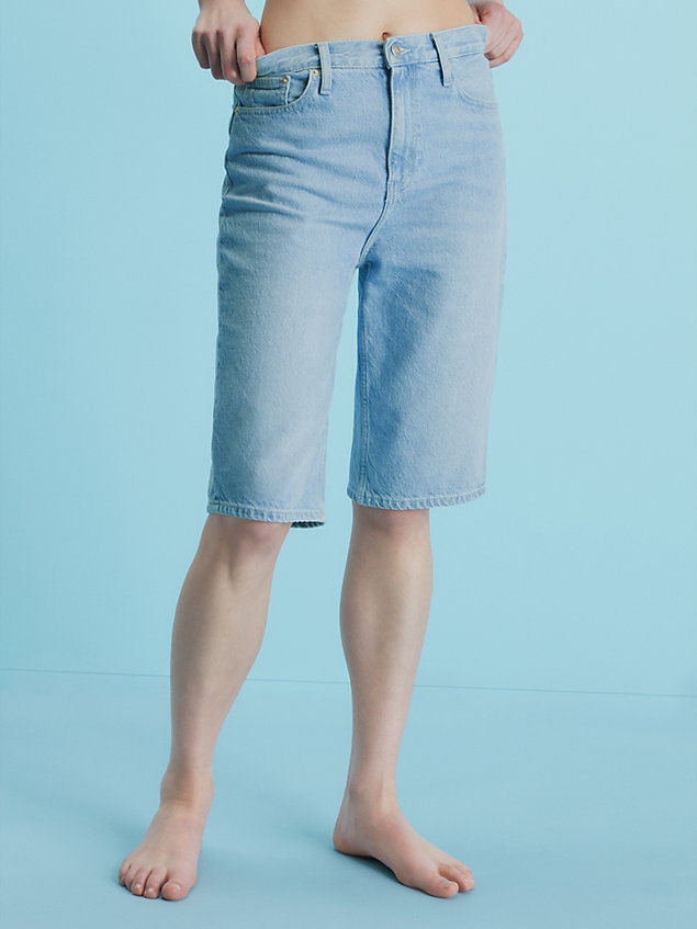denim bermuda-shorts aus denim für damen - calvin klein jeans