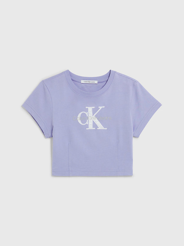 Cropped Monogram T-shirt Calvin Klein® | J20J222069VXN