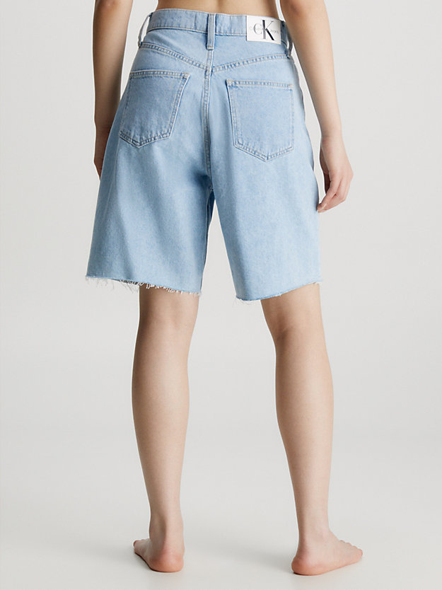 denim light high rise relaxed denim shorts for women calvin klein jeans
