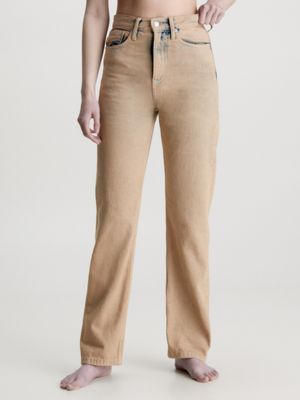 High Rise Straight Jeans Calvin Klein®