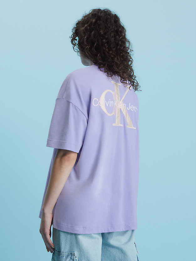 HYACINTH HUES T-shirt relaxed avec monogramme for femmes CALVIN KLEIN JEANS