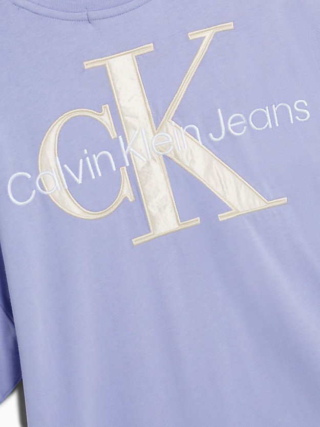 HYACINTH HUES Relaxed monogram T-shirt voor dames CALVIN KLEIN JEANS