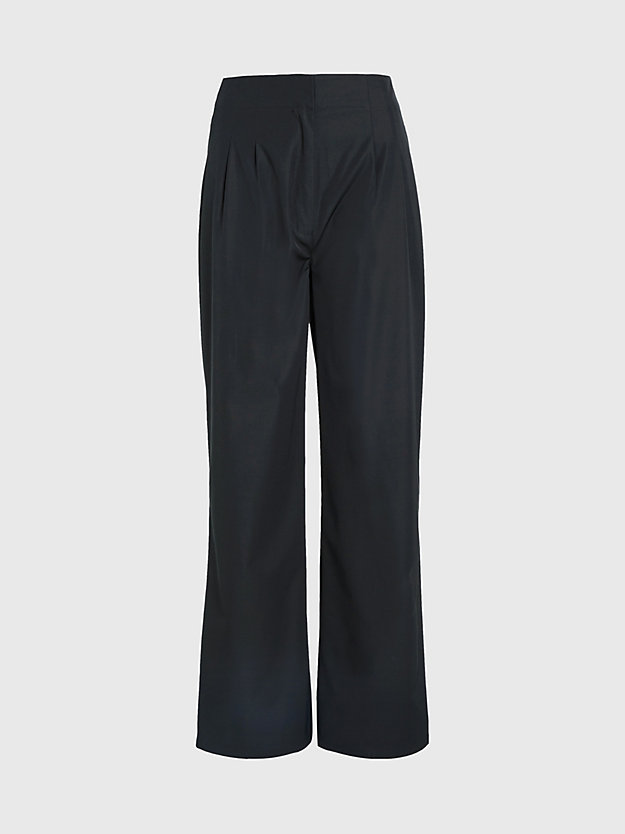CK BLACK Pantalon ample taille haute for femmes CALVIN KLEIN JEANS