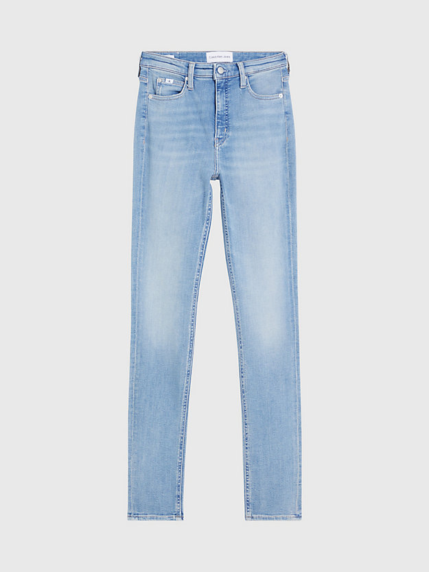 denim light high rise skinny jeans für damen - calvin klein jeans