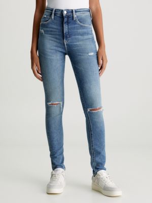 Levi's 721 high shop rise ripped skinny jeans