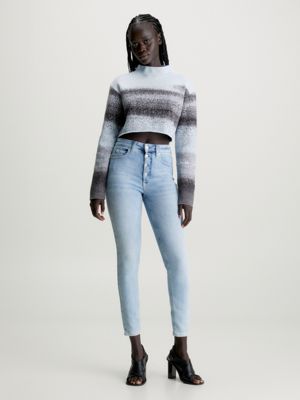 High rise sale ankle length jeans