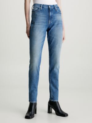 denim jeansy mom dla kobiety - calvin klein jeans